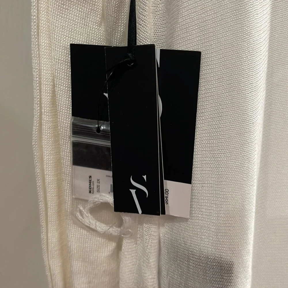 White Cardigan Sweater - Picture 10 of 10